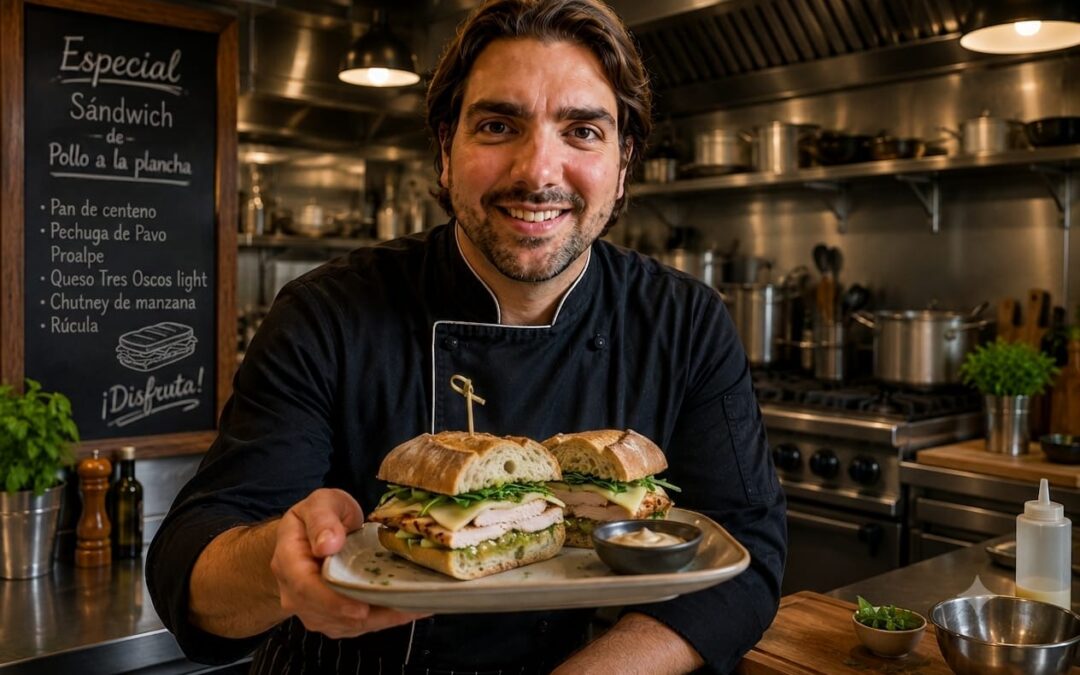 Receta de un sándwich increíble